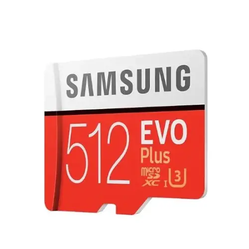 Samsung Evo Plus 512GB Adaptörlü Micro SDXC Hafıza Kartı - MB-MC512GA/EU