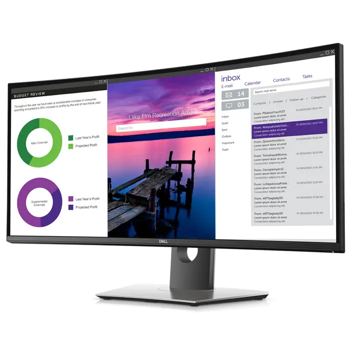 Dell UltraSharp U3419W 34” 5ms 60Hz USB-C LED IPS WQHD Curved Monitör