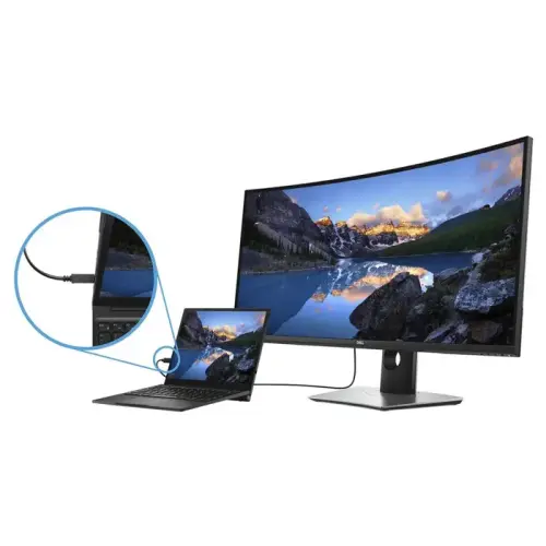 Dell UltraSharp U3818DW 37.5” 5ms 60Hz USB-C LED IPS WQHD Curved Monitör