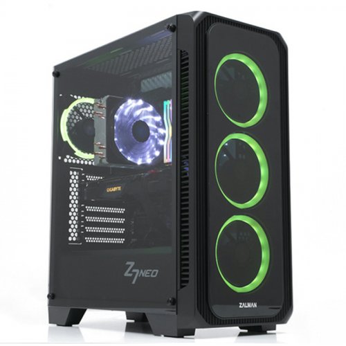 Zalman Z7 Neo 700W RGB LED 120mm Fan Temperli Cam Siyah ATX Mid-Tower Gaming Kasa