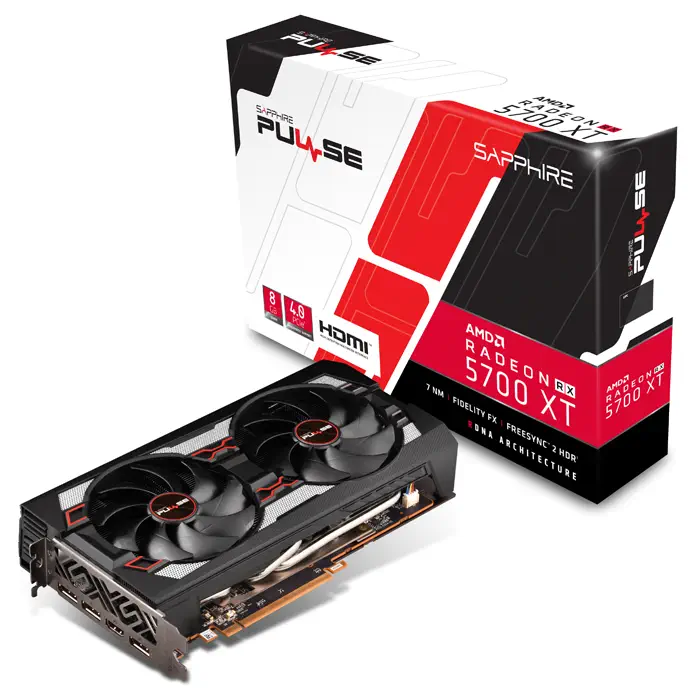 Sapphire Pulse RX 5700 XT 8GB GDDR6 256Bit DX12 Gaming Ekran Kartı - 11293-01-20G