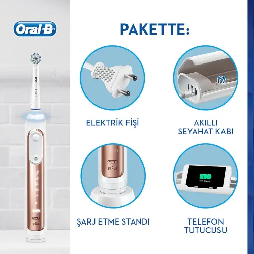 Oral-B Genius 10000N Rose Gold Şarjlı Diş Fırçası