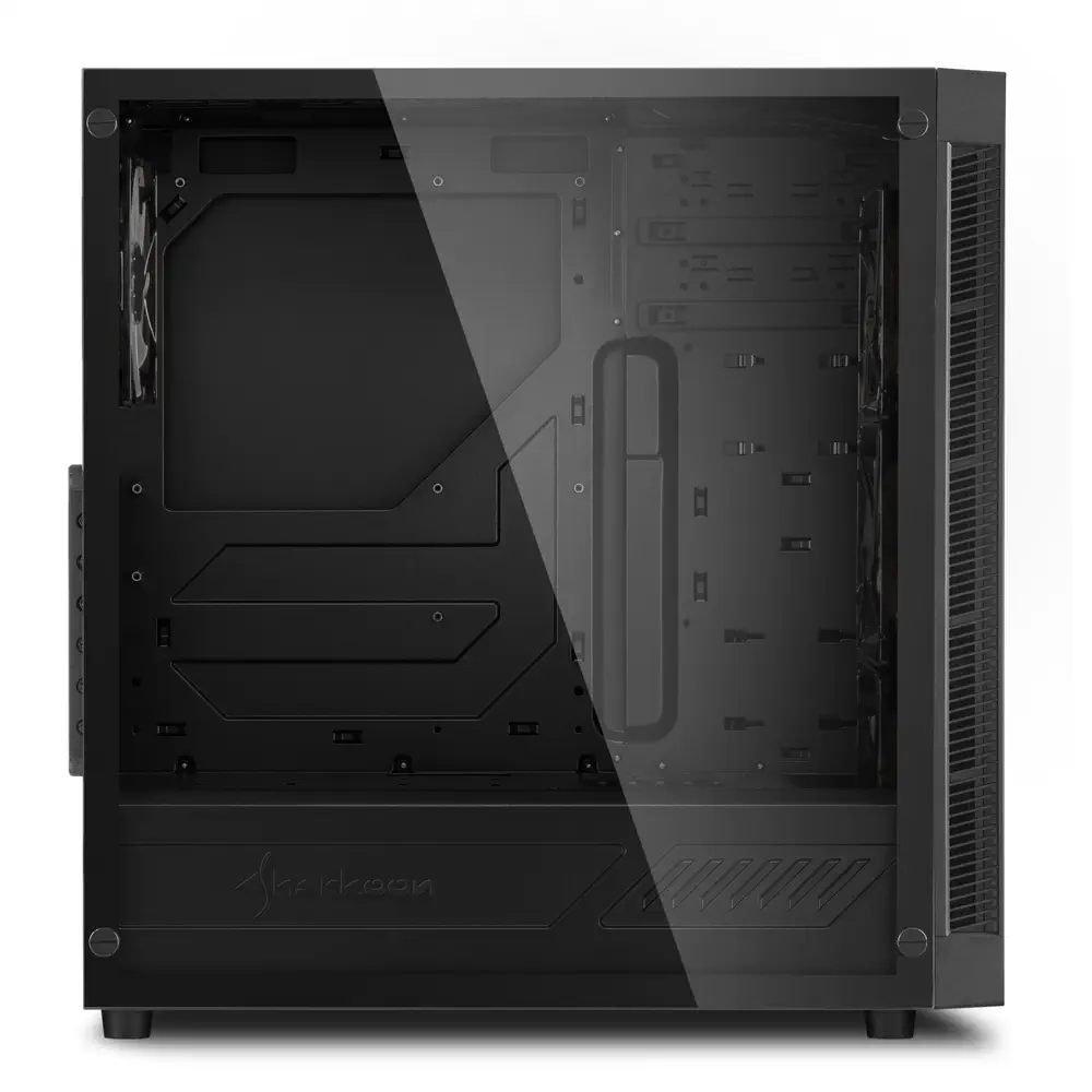 Sharkoon TG5 RGB USB 3.0 RGB LED Fan Temperli Cam ATX Mid Tower Gaming Kasa