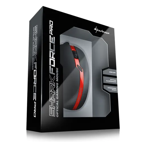 Sharkoon Shark Force Pro 3200DPI 6 Tuş Optik Kablolu Gaming Mouse