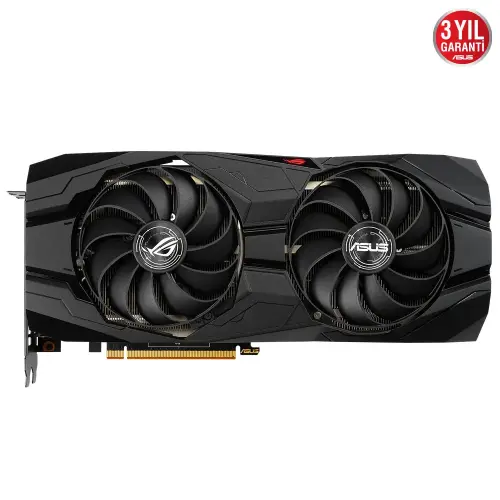 Asus ROG-Strix-RX5500XT-O8G-Gaming AMD Radeon RX 5500 XT 8GB GDDR6 128Bit DX12 Gaming Ekran Kartı