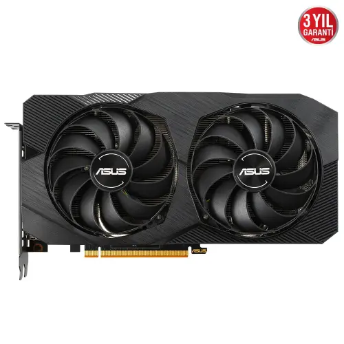 Asus Dual-RX5500XT-O8G-Evo AMD Radeon RX 5500 XT 8GB GDDR6 128Bit DX12 Gaming (Oyuncu) Ekran Kartı