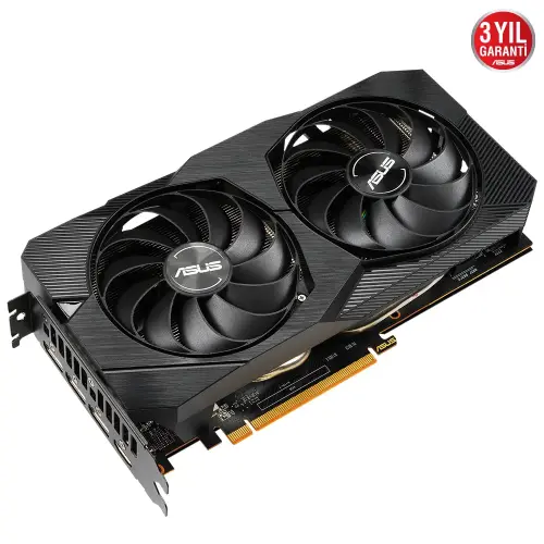 Asus Dual-RX5500XT-O8G-Evo AMD Radeon RX 5500 XT 8GB GDDR6 128Bit DX12 Gaming (Oyuncu) Ekran Kartı