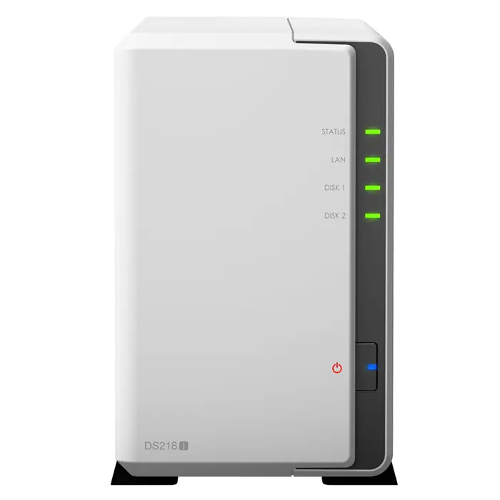 Synology DiskStation DS218J 2 Disk Yuvalı 512MB Ram Tower Nas Depolama Ünitesi