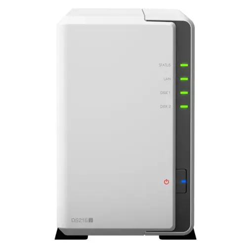 Synology DiskStation DS218J 2 Disk Yuvalı 512MB Ram Tower Nas Depolama Ünitesi
