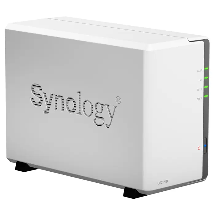 Synology DiskStation DS218J 2 Disk Yuvalı 512MB Ram Tower Nas Depolama Ünitesi