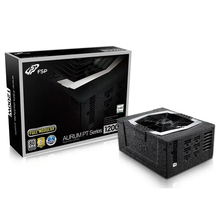 FSP PT-1200FM Aurum PT 1200W 80 Plus Platinum Full Modüler ATX Gaming Power Supply