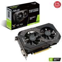 Asus TUF-GTX1650S-O4G-Gaming GeForce GTX 1650 Super 4GB GDDR6 128Bit DX12 Gaming Ekran Kartı