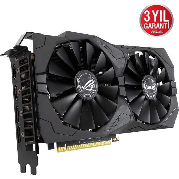 Asus ROG-STRIX-GTX1650S-A4G-Gaming GeForce GTX 1650 Super 4GB GDDR6 128Bit DX12 Gaming Ekran Kartı