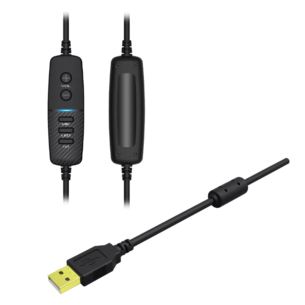 GamePower Mihawk Siyah 7.1 Surround RGB Titreşimli Gaming Kulaklık