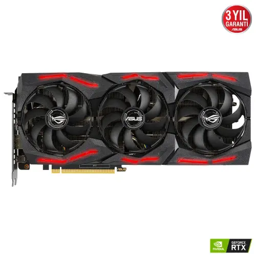 Asus Rog Strix RTX2060S-O8G-EVO-Gaming GeForce RTX 2060 Super 8GB GDDR6 256Bit DX12 Gaming Ekran Kartı