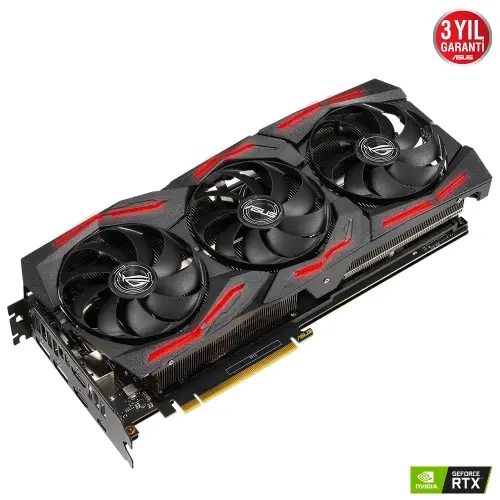 Asus Rog Strix RTX2060S-O8G-EVO-Gaming GeForce RTX 2060 Super 8GB GDDR6 256Bit DX12 Gaming Ekran Kartı