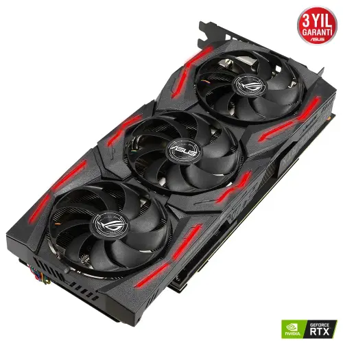 Asus Rog Strix RTX2060S-O8G-EVO-Gaming GeForce RTX 2060 Super 8GB GDDR6 256Bit DX12 Gaming Ekran Kartı