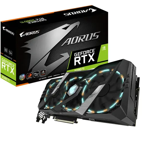 Gigabyte GV-N208TAORUS-11GC GeForce RTX 2080 Ti 11GB GDDR6 352Bit DX12 Gaming Ekran Kartı