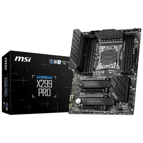 MSI X299 Pro Intel X299 Soket 2066 DDR4 4200(OC)MHz ATX Gaming Anakart