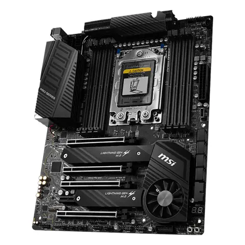 MSI TRX40 Pro WiFi Threadripper 3. Nesil DDR4 4666MHz(OC) Soket sTRX4 PCIe 4.0 M.2 ATX Gaming Anakart