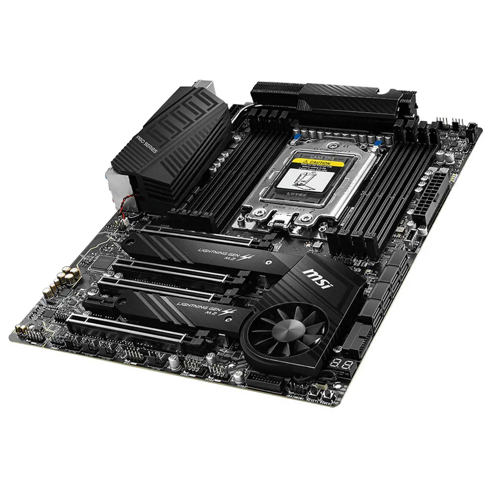 MSI TRX40 Pro WiFi Threadripper 3. Nesil DDR4 4666MHz(OC) Soket sTRX4 PCIe 4.0 M.2 ATX Gaming Anakart