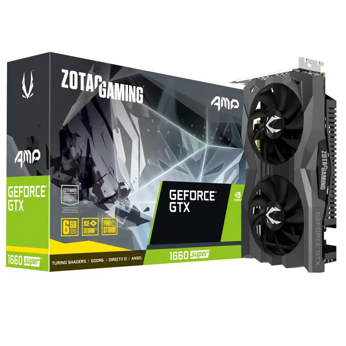 Zotac ZT-T16620D-10M Gaming GeForce GTX 1660 Super AMP 6GB GDDR6 192Bit DX12 Gaming Ekran Kartı