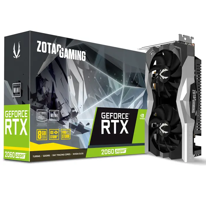 Zotac Gaming GeForce RTX 2060 Super Mini ZT-T20610E-10M 8GB GDDR6 256Bit DX12 Gaming Ekran Kartı