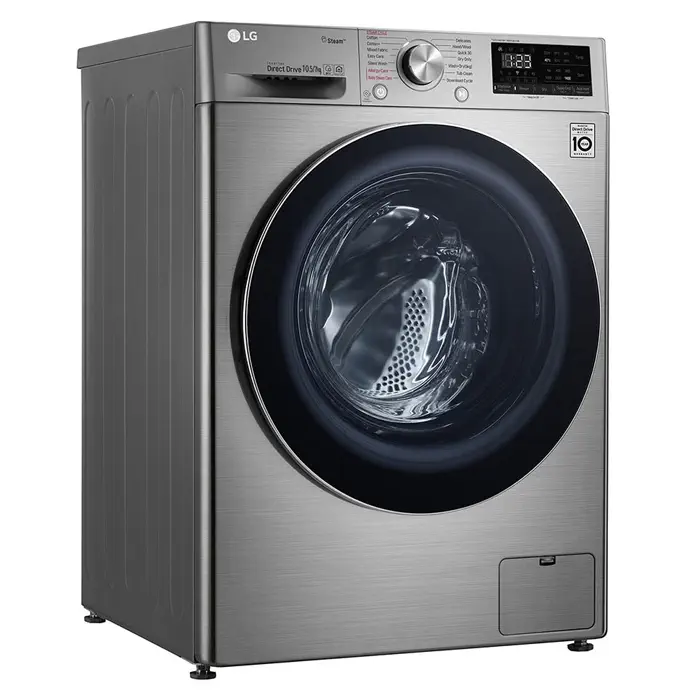 LG F4V5RGP2T A 1400 Devir 10.5 Kg / 7 Kg Metalik Kurutmalı Çamaşır Makinesi