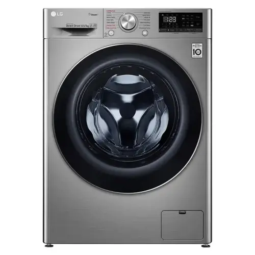 LG F4V5RGP2T A 1400 Devir 10.5 Kg / 7 Kg Metalik Kurutmalı Çamaşır Makinesi