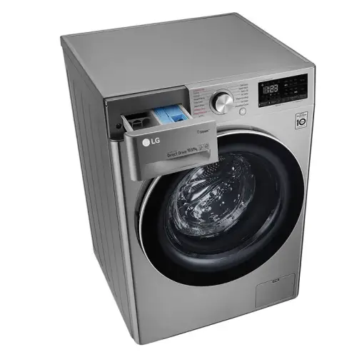 LG F4V5RGP2T A 1400 Devir 10.5 Kg / 7 Kg Metalik Kurutmalı Çamaşır Makinesi