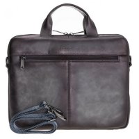 Bouletta Apollo TN18EF 13″ Deri Gri Notebook Evrak Çantası