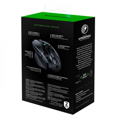 Razer Basilisk X HyperSpeed 16.000DPI 6 Tuş Optik Bluetooth Kablosuz Gaming Mouse RZ01-03150100-R3G1