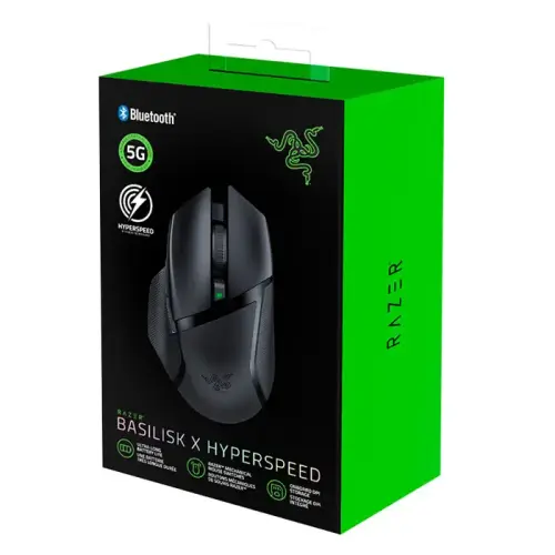 Razer Basilisk X HyperSpeed 16.000DPI 6 Tuş Optik Bluetooth Kablosuz Gaming Mouse RZ01-03150100-R3G1