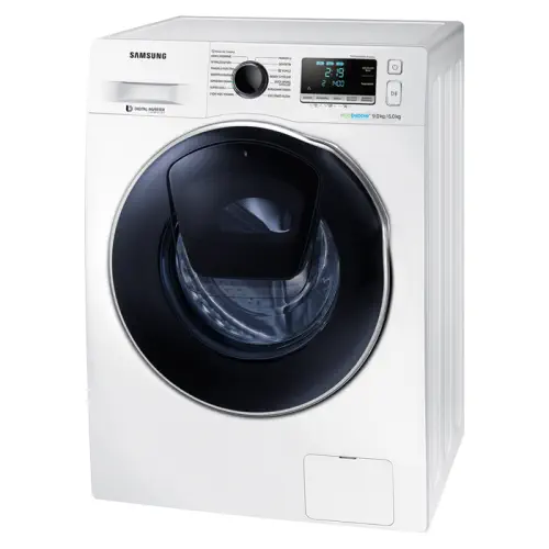 Samsung WD90K6B10OW/AH AddWash B 1400 Devir 9 Kg / 6 Kg Beyaz Kurutmalı Çamaşır Makinesi