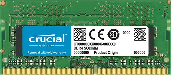 Crucial CT16G4SFD8266 16GB (1x16GB) DDR4 2666MHz CL19 Notebook Ram (Bellek)