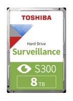 Toshiba S300 HDWT380UZSVA 8TB 3.5&quot; 7200RPM 7/24 Güvenlik Diski