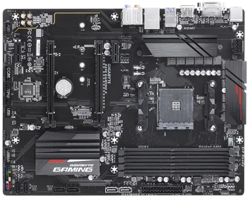 Gigabyte B450 Gaming X AMD B450 Soket AM4 DDR4 3600(OC)MHz ATX Gaming(Oyuncu) Anakart