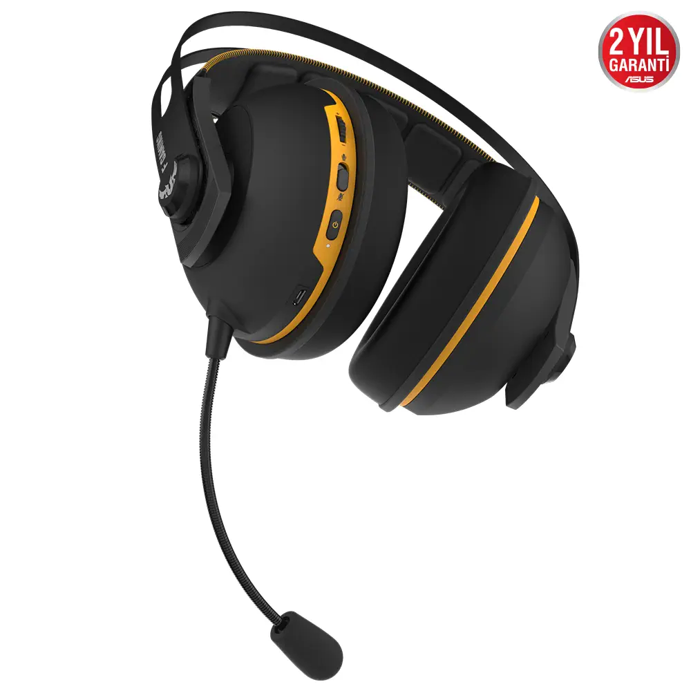 Asus TUF Gaming H7 Wireless Yellow Gaming (Oyuncu) Kulaklık