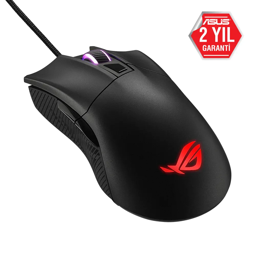 ASUS ROG Gladius II Core 6200DPI 6 Tuş Optik RGB Kablolu Gaming (Oyuncu) Mouse