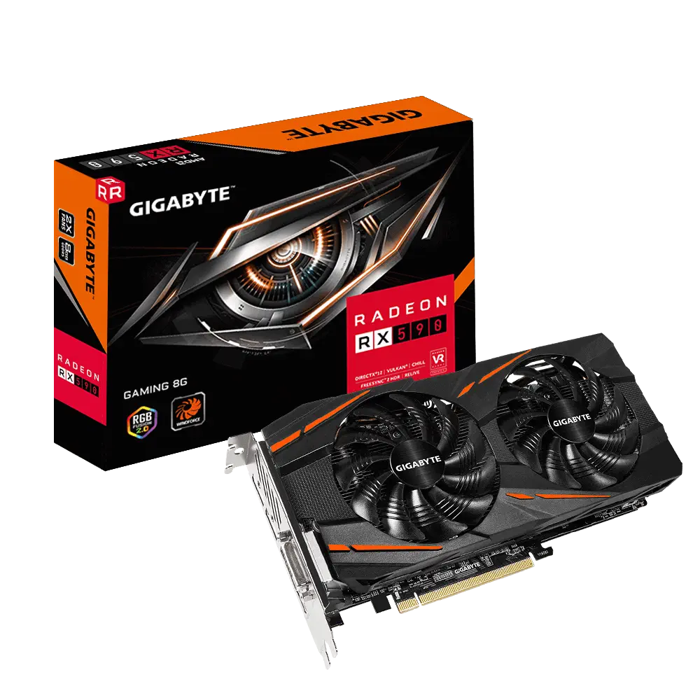 Gigabyte AMD Radeon RX 590 GV-RX590GAMING-8GD 8GB GDDR5 256Bit DX12 Gaming (Oyuncu) Ekran Kartı