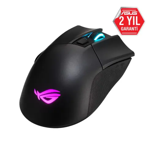 Asus ROG Gladius II Wireless 16000 DPI 6 Tuş Optik 2.4GHz/Bluetooth RGB Kablosuz Gaming (Oyuncu) Mouse