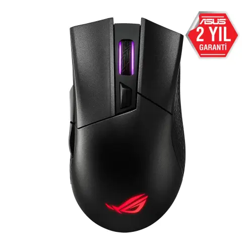 Asus ROG Gladius II Wireless 16000 DPI 6 Tuş Optik 2.4GHz/Bluetooth RGB Kablosuz Gaming (Oyuncu) Mouse