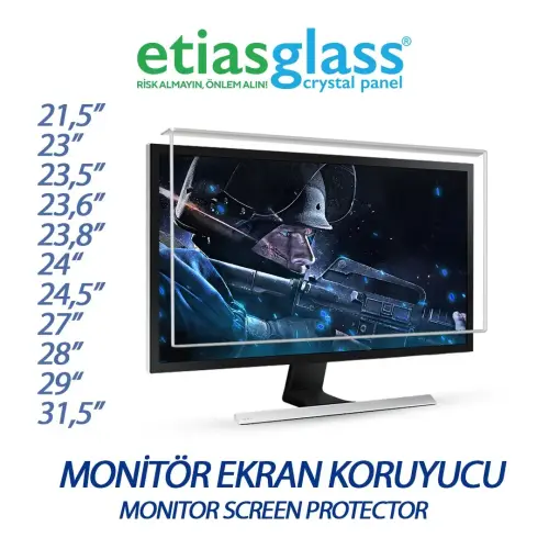 Etiasglass 21.5'' 54 Ekran Monitör Ekran Koruyucu
