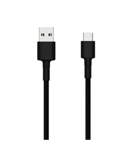 Xiaomi Type-C Örgülü 100cm Siyah Şarj Kablosu 