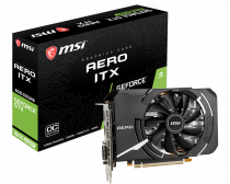 MSI GeForce GTX 1660 Super Aero ITX OC 6GB GDDR6 192Bit DX12 Gaming (Oyuncu) Ekran Kartı