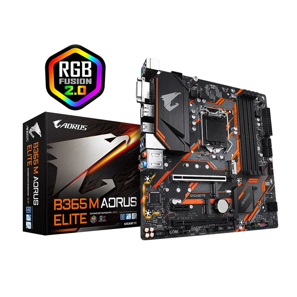 Gigabyte B365 M Aorus Elite Intel B365 Soket 1151 DDR4 2666MHz mATX Gaming Anakart
