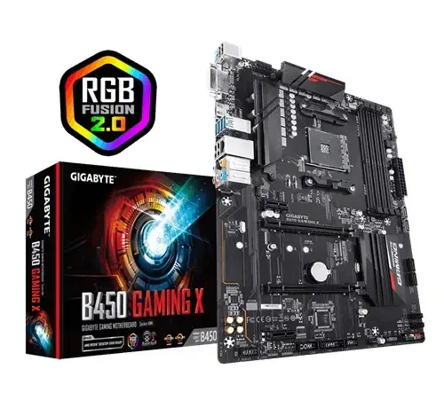 Gigabyte B450 Gaming X AMD B450 Soket AM4 DDR4 3600(OC)MHz ATX Gaming(Oyuncu) Anakart