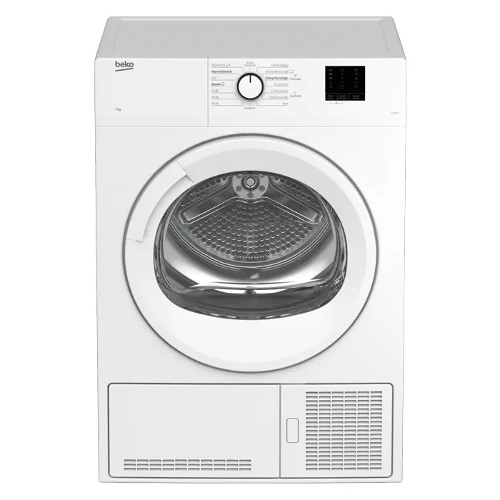 Beko D 72 KT B Enerji 7 Kg Çamaşır Kurutma Makinesi - Beyaz
