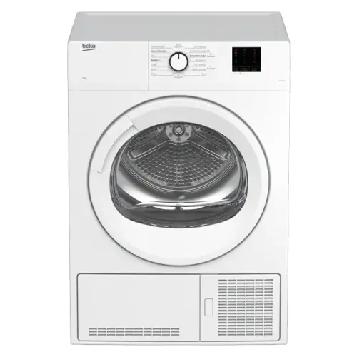 Beko D 72 KT B Enerji 7 Kg Çamaşır Kurutma Makinesi - Beyaz