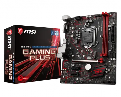 MSI H310M Gaming Plus Intel H310 Soket 1151 DDR4 2666Mhz mATX Gaming Anakart